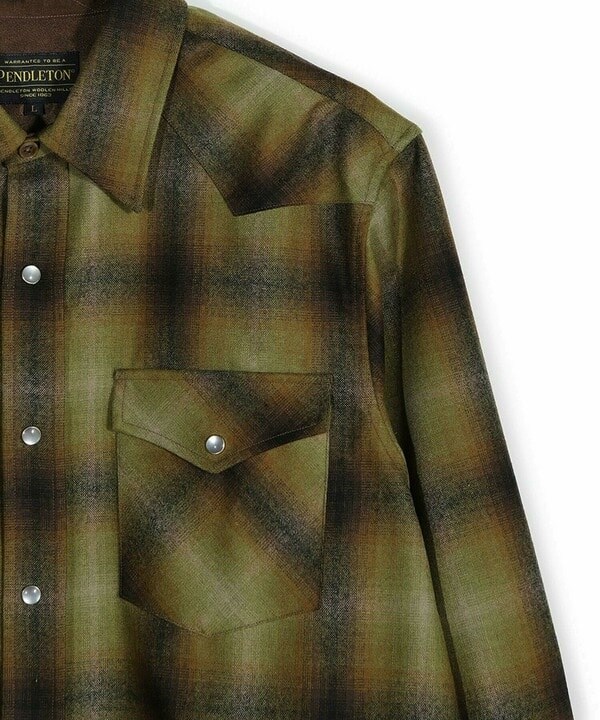 メンズビギ（MEN’S BIGI）/【PENDLETON/ペンドルトン】別注オンブレチェックシャツ_5
