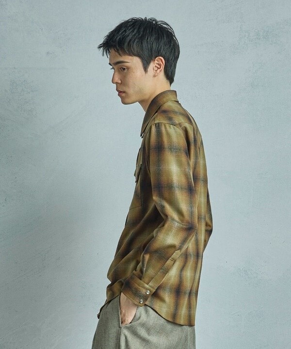 メンズビギ（MEN’S BIGI）/【PENDLETON/ペンドルトン】別注オンブレチェックシャツ_13