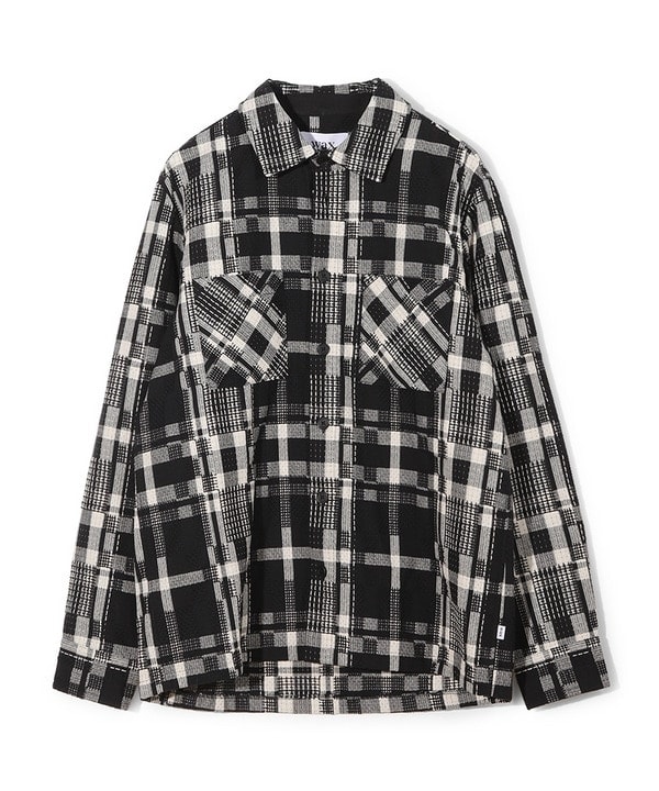 メンズビギ（MEN’S BIGI）/【Wax London/ワックスロンドン】Whiting バスケット織チェック柄シャツジャケット