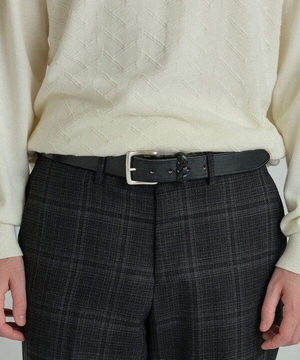 メンズビギ（MEN’S BIGI）/【Haddon&Jones/ハッドンアンドジョーンズ】別注メッシュループレザーベルト_3