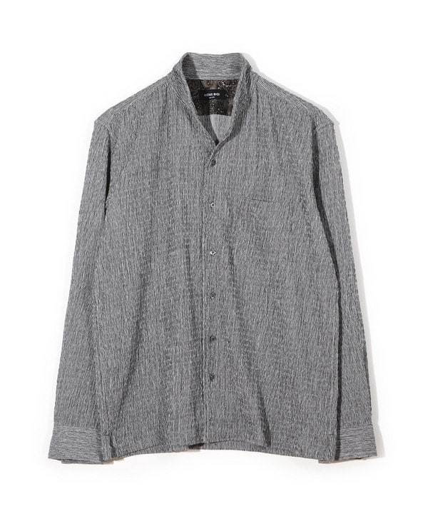 メンズビギ（MEN’S BIGI）/シャーリング楊柳 シャツブルゾン＜ストレッチ＞_1