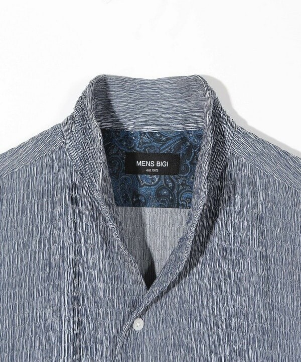 メンズビギ（MEN’S BIGI）/シャーリング楊柳 シャツブルゾン＜ストレッチ＞_2