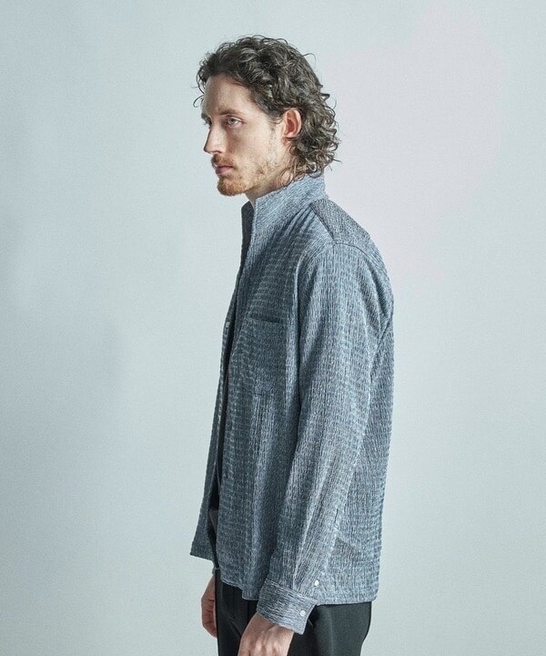 メンズビギ（MEN’S BIGI）/シャーリング楊柳 シャツブルゾン＜ストレッチ＞_13