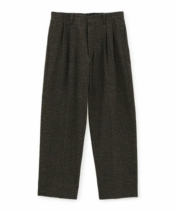 メンズビギ（MEN’S BIGI）/ウールグレンチェック ワイドパンツ