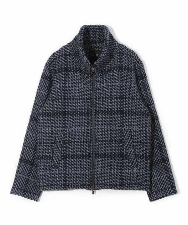 メンズビギ（MEN’S BIGI）/【John Branigan/ジョン・ブラニガン】別注チェック柄ニット風ブルゾン