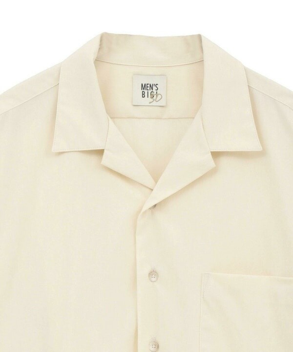 メンズビギ（MEN’S BIGI）/コットンナイロンピーチ起毛 オープンカラーシャツ_8