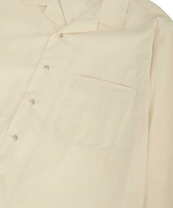 メンズビギ（MEN’S BIGI）/コットンナイロンピーチ起毛 オープンカラーシャツ_10