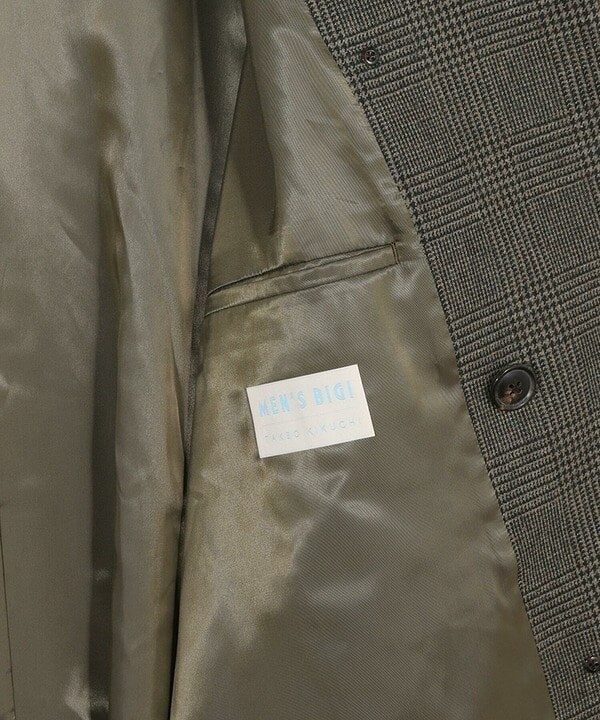 メンズビギ（MEN’S BIGI）/【50th Anniv ． 菊池武夫】WOOL GLEN PLAID COAT_11