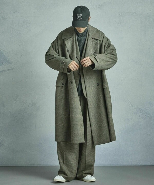 メンズビギ（MEN’S BIGI）/【50th Anniv ． 菊池武夫】WOOL GLEN PLAID COAT_18