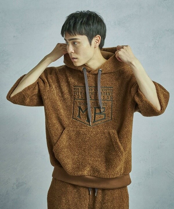 メンズビギ（MEN’S BIGI）/【50th Anniv ． 菊池武夫】WOOL BOA HOODIE_19