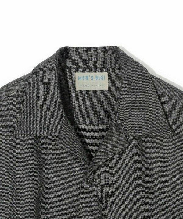 メンズビギ（MEN’S BIGI）/【50th Anniv ． 菊池武夫】SHORT COTTON FLANNEL SHIRTS_1