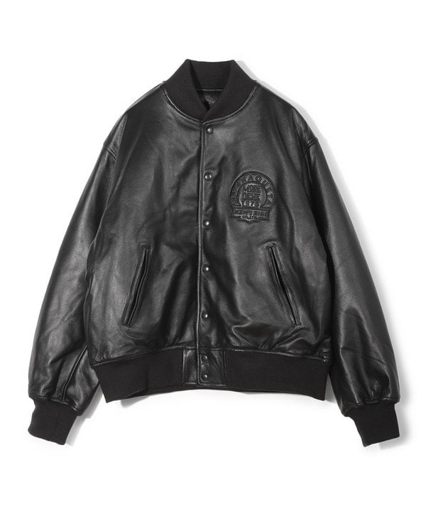 メンズビギ（MEN’S BIGI）/【50th Anniv ． 中田 慎介】 SHEEP LEATHER STADIUM JAMPER