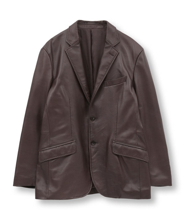 メンズビギ（MEN’S BIGI）/シープレザーテーラードジャケット_1