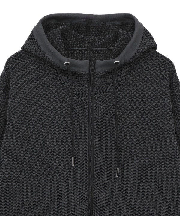 メンズビギ（MEN’S BIGI）/ハニカムニット ジップパーカー_10