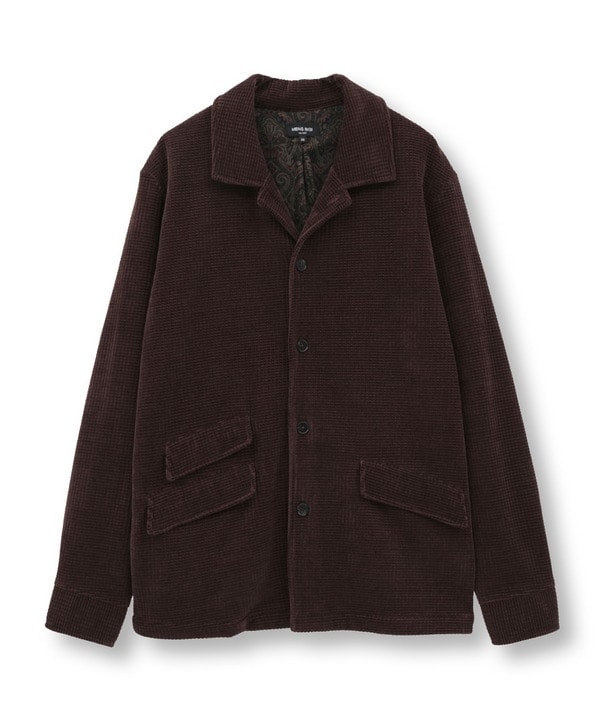 メンズビギ（MEN’S BIGI）/ベロア調コールワッフル カバーオールジャケット