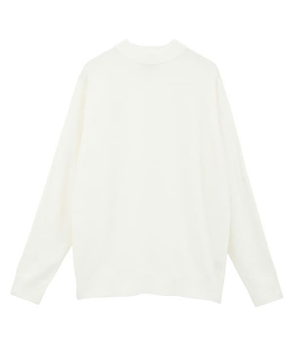 メンズビギ（MEN’S BIGI）/12Gジャカードモックネックニット