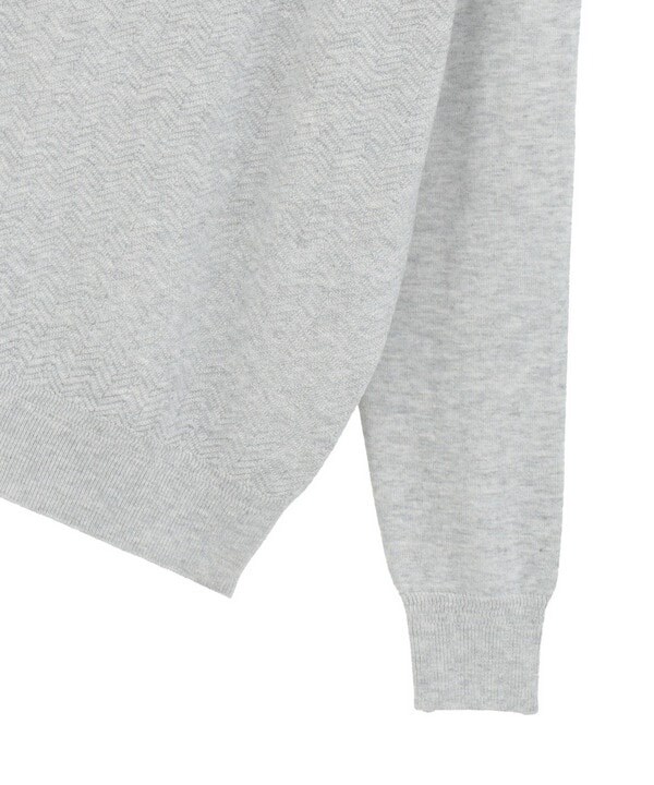 メンズビギ（MEN’S BIGI）/12Gジャカードモックネックニット