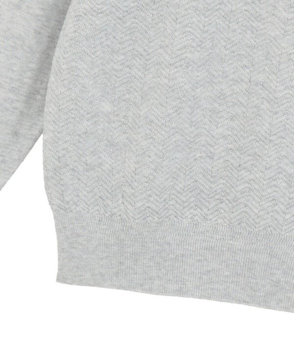 メンズビギ（MEN’S BIGI）/12Gジャカードモックネックニット