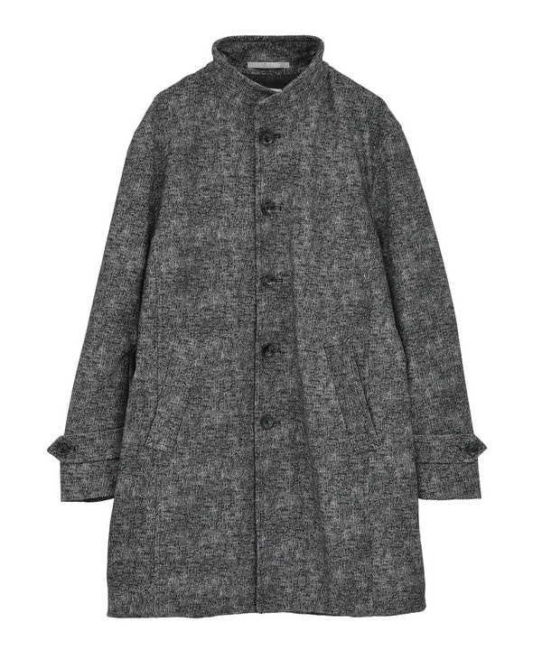 メンズビギ（MEN 【売り尽くし】Men's Bigi メンズビギボア付ミリタリーコート黒美品