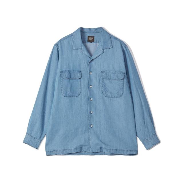 メンズビギ（MEN’S BIGI）/テンセルオープンカラーシャツ