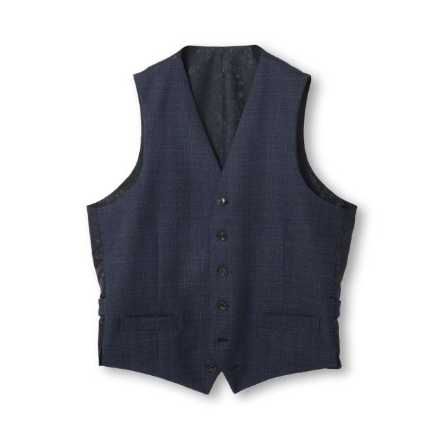メンズビギ（MEN’S BIGI）/ミックスヤーン/ポップサック リバーシブルベスト