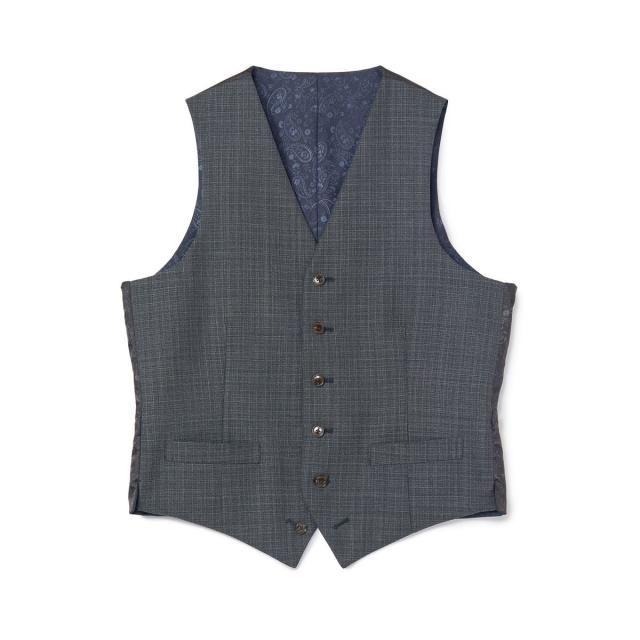 メンズビギ（MEN’S BIGI）/ミックスヤーン/ポップサック リバーシブルベスト 16,940円