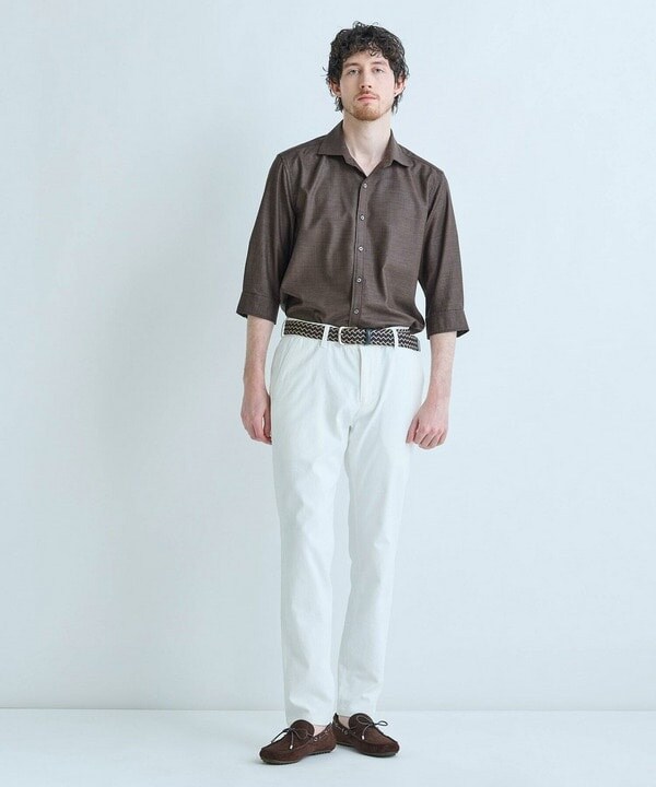 メンズビギ（MEN’S BIGI）/レザーミックス イタリアンメッシュベルト_11