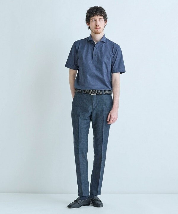 メンズビギ（MEN’S BIGI）/レザーミックス イタリアンメッシュベルト_12