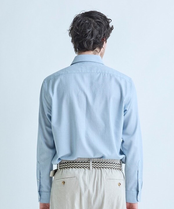 メンズビギ（MEN’S BIGI）/レザーミックス イタリアンメッシュベルト_14