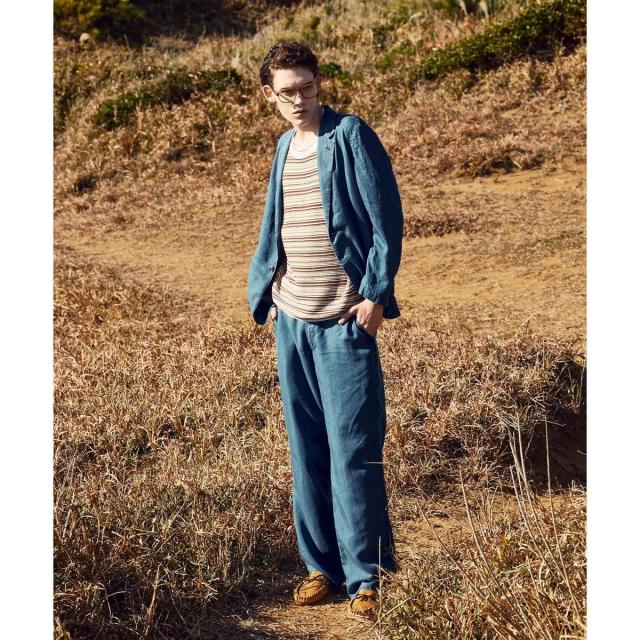 メンズビギ（MEN’S BIGI）/マルチカラーボーダー半袖ニットTシャツ_4