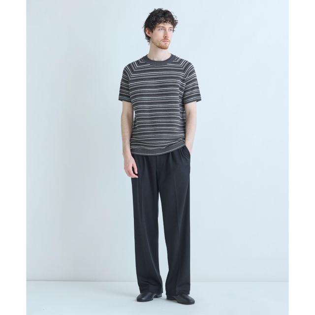 メンズビギ（MEN’S BIGI）/マルチカラーボーダー半袖ニットTシャツ_9