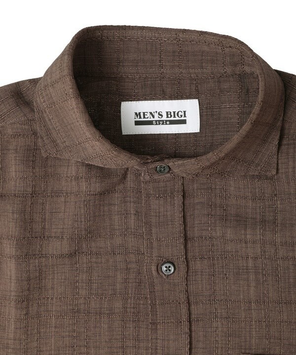 メンズビギ（MEN’S BIGI）/ドビージャガードチェックシャツ＜速乾性＞_3