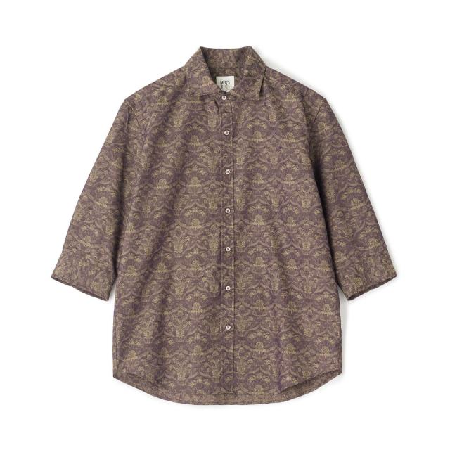 メンズビギ（MEN’S BIGI）/【LIBERTY/リバティ】フラワージャガード 七分袖シャツ
