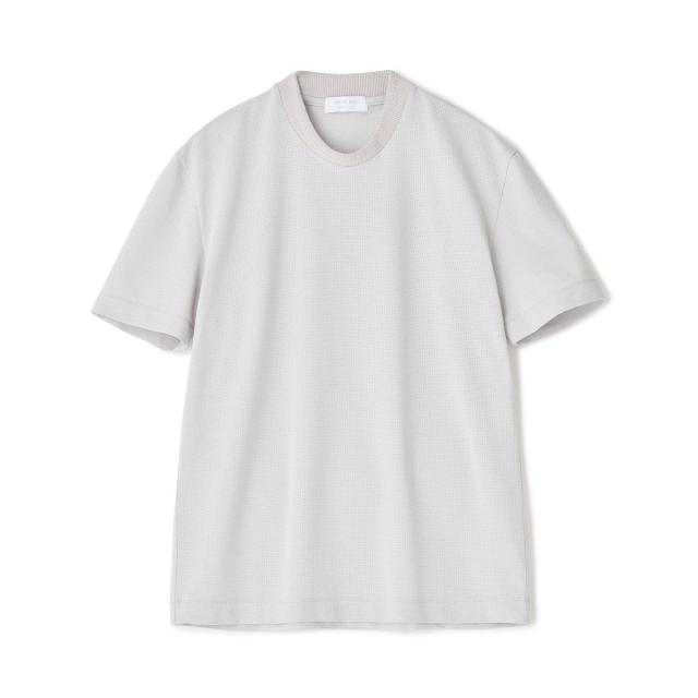 メンズビギ（MEN’S BIGI）/東レPrimeflex 麻調ドットメッシュ クルーネックTシャツ＜吸水速乾/通気性＞