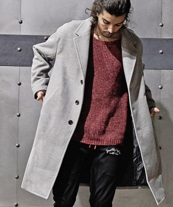 ラトルトラップ/中空糸メルトンチェスターコート