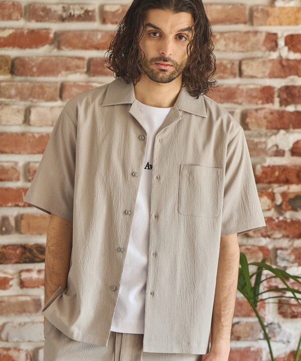 ラトルトラップ（RATTLE TRAP）/楊柳カチオン半袖開襟シャツの通販は