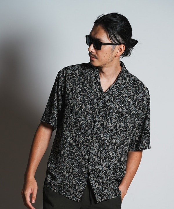 ラトルトラップ（RATTLE TRAP）/ペイズリープリントオープンカラーシャツの通販は 7,484円