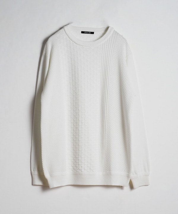 ラトルトラップ（RATTLE TRAP）/ハイゲージ(12GG)ウール混ニット