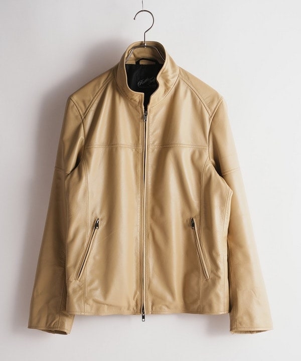 ラトルトラップ（RATTLE TRAP）/ラムベジタブル/ラムネイキッドレザースタンドジップブルゾン