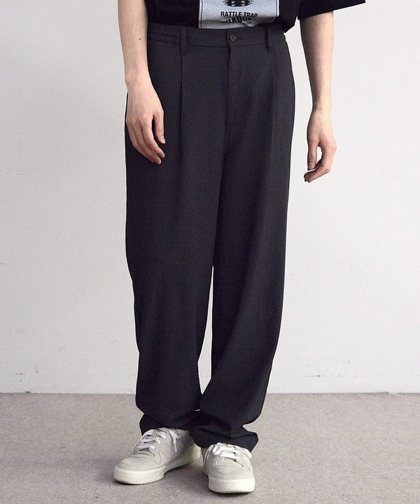 ラトルトラップ（RATTLE TRAP）/ストレッチサッカータックワイドイージーパンツ