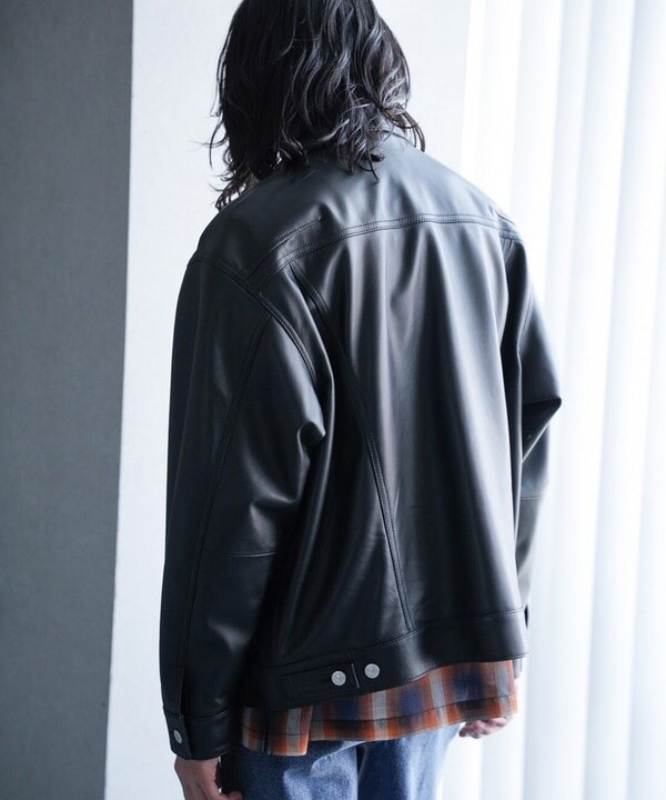 ラトルトラップ（RATTLE TRAP）/シープナッパオーバーサイズレザー