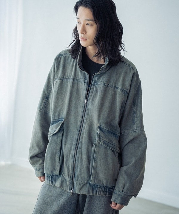 ラトルトラップ（RATTLE TRAP）/12ozスラブデニムスタンドブルゾン