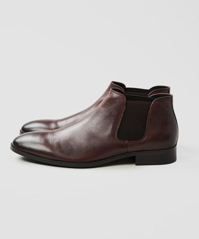 テットオム（TETE HOMME）/シープレザー サイドゴアブーツの通販はau