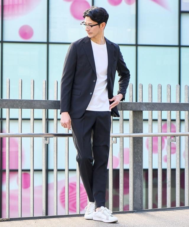 テットオム（TETE HOMME）/シアサッカーストレッチセットアップ