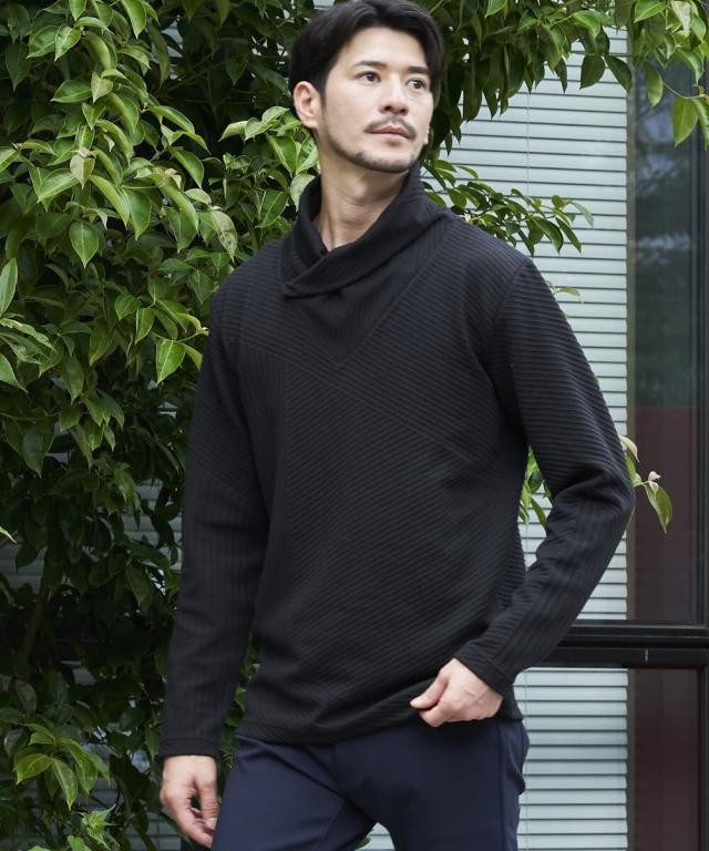 テットオム（TETE HOMME）/バイアスボリュームネックロンTの通販は