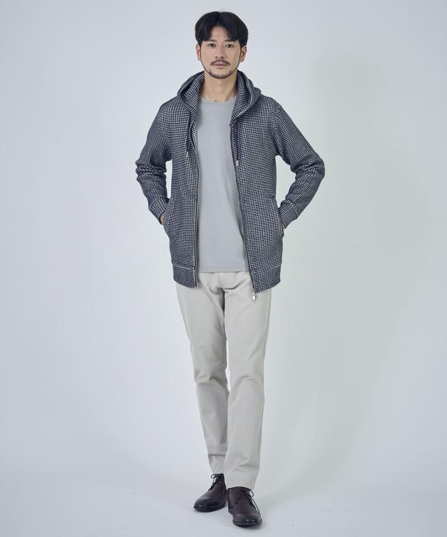 モクロディクルーネックロンＴ TETE HOMME｜テットオム モクロディクルーネックロンT メンズ