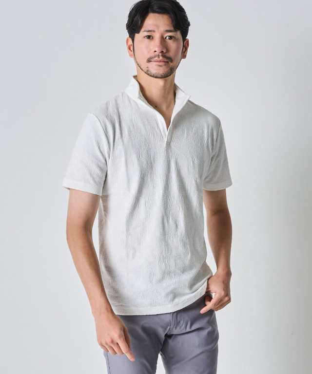テットオム（TETE HOMME）/ボタニカルリンクスポロシャツの通販は