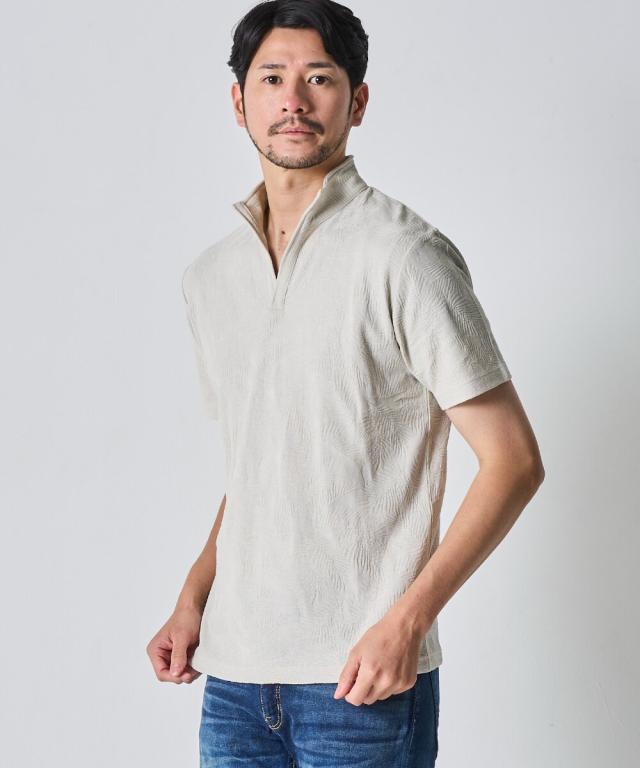 テットオム（TETE HOMME）/ボタニカルリンクスポロシャツの通販は