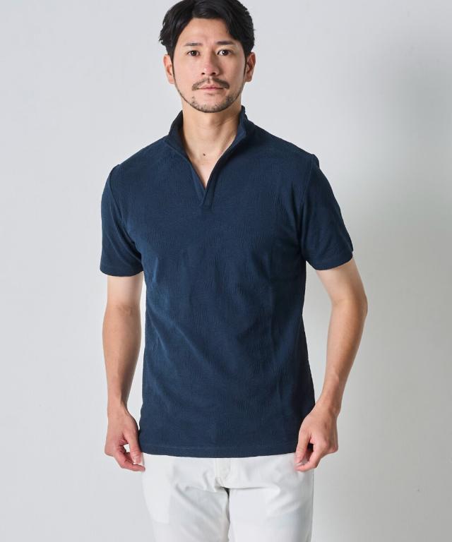 テットオム（TETE HOMME）/ボタニカルリンクスポロシャツの通販は