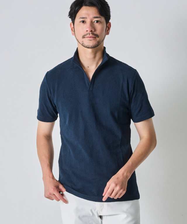テットオム（TETE HOMME）/ボタニカルリンクスポロシャツの通販は